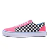 2024 Nouvelles chaussures décontractées de formes de plaque basse coupées vieilles baskets skool chaussures décontractées skateboard plats jeunes violet rose homme femme tennis toile mobile