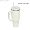 Botella de agua DHL 1 1 con tintas de 40 oz Adventura de acero H2.0 tazas con tapa de mano pajitas de viaje tazas de agua aisladas botellas de agua potable 1031