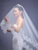 Hochzeitshaarschmuck Hochzeit Brautschleier 3 Meter 5 Meter lang eine Schleimschleibigkeit weiße elegante Hochzeitszubehör Velos de Novia Voile de Mariee