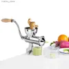 Juicers Manual en acier inoxydable Blé Paille Juice Juicer à main Vegetable ménage de blé Ginger Gingembre Special Juiceur Y240418