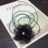 Choker Vintage Elegant Yarn Flower Colliers pour femmes Collier de chaîne de corde romantique Bijoux de mariage