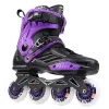 Boots Japy RS6 Skates en ligne Slalom professionnel Slalom pour adultes Chaussures de patinage à rouleaux glissants Skate gratuits Patinines Taille 3546 Bon comme SEBA Sneakers