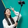 Monopodi selfie MI Zoom Tripode Stick Selfie con pieghevole remoto compatibile con compatibile Bluetooth estendibile per iOS Android 360 Rotabile Y240418