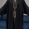 Etnik Giyim Jubba Thobe Erkekler İslami Arap Kaftan Sıradan Gevşek Retro Robes Abaya Orta Doğu Müslüman M-2XL