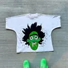 Мужская футболка для футболок kdis little devil graffiti hip hop print printed Street футболка с короткими рукавами.