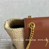 Designer Beach Shoulder Bag Gold Hardware New Fashion Summer Lafite Grass Woven Straw Bucket Handbags