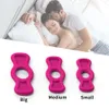 3pcs / ensemble Silicone Pinis durable Anneau adulte Ejaculation Delay Cock Cock Roding Rings Agrandir les jouets sexy pour mâle