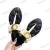 Designer Slifors Sblidia di sandalo perizoma Donne 2G Flip classici Flip Flip Flip Sandali in pelle in rilievo con scarpe da spiaggia estiva ricamato a doppia metallo
