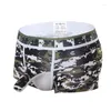 Underpants di alta qualità da uomo biancheria da uomo a bassa vita stampato elastico in cotone traspirante Elefante naso sexy bikini maschio tronchi boxer pantaloncini