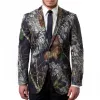 Tuxedos Camo Wedding Tuxedos 2019 Shawal Lapel Two button Slim Fit Men Suits for Prom Groomsmen Suits（ジャケット+パンツ+ネクタイ）