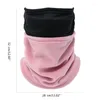 Scarves Multifunctional Outdoor Neck Tube Scarf Thick Cotton Fleece Face Warmer Cover For Cycling Skiing Windproof R7RF