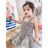 Baby Girls Summer Dress New Princess Shaggy Gaze Cake Dress First Birthday Super Fashion