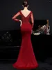 Abiti casual sexy Vedi attraverso il pizzo Maxi Summer for Women Luxury Wedding Party Dress Elegant Prom Long Sleeve Evening Vestido