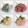 Dekorative Blumen Frühling gefälschte Gänseblümchen künstliche Wildblumen Seiden Daisy Dekoration Bündel DIY Outdoor Pflanzenstamm für Wohnkultur