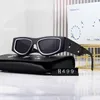 2024 New Internet famous sunglasses with small frame letters black spicy girl hip-hop show glasses female