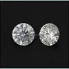 Diamantes sueltos GH Color Moissanite Diamante suelto de corte redondo con caja y certificación para anillos VS1 Gemstones Excelente probador de pases Dr OTM8G