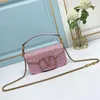 Épaule unique nouveau sac de sacs sacs pour femmes vo corps Valenteno Diamond Straddle 2024 Fashion Designer Underarm Crystal Crystal Handheld Evening Purse X5VH