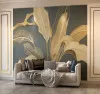 Wallpapers 8D wall cloth TV background Wallpapers 3D living room bedroom light luxury wallpaper 5D relief atmosphere retro banana mural