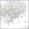 Loose Diamonds Mix Sizes 1440Pcs 288Pcs Clear Crystal Ab Ss3-Ss30 Flat Back Non Fix Rhinestone Glass Gem For 3D Nail Art Decoration Dr Otbpp