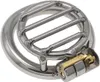 Flat Chastity Cage Chastity Lock for Men Tube Dark Lock Design, Good Concealment, Penis Cage for Men, Sex Toys for Couples (50mm/1.97in)