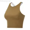 Desginer LL Yoga-Tanks Weit Schultergurt Sport für Frauen schockabsorbierende Laufstamm-Training Weste Schöne Rücken Fitness BH