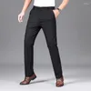 Herenbroek 2024 Polyester rechte mannen Casual Long Pant Business Comfortabele broek Simplicity Pak vaste kleurgrootte 42