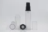 Storage Bottles 15ML Clear Plastic Airless Bottle Black Pump Lid Lotion/emulsion/eye Serum/toner Foundation Essence Skin Care Cosmetic
