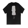 Men's T Shirts 2024 Classic Court Style Knotted Printed Short-sleeved T-shirt