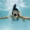 Set à plongée avec plongée avec tubain Antitifog Natation des lunettes de plongée en plongée avec un masque de plongée de plongée à tube sec à souffle à souffle 240407