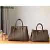 Сумки для садов Tote Luxury Designer Party Online Store 2023 Bag 30 см ручной восковой нить Оригинальный заводской кожаный одеял для покупок.