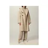 Designer jas dames jasjassen wol mengsels jassen trench jas met een vaste kleur dames slanke lange windbreaker wollen xw9p