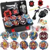 4d beyblades beyblades sprängde kämpande gyros 3 tvåvägs lanseringar zest achilles valkyrie med bärbar boxblad pro-serie uppsättning för