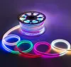 AC 110240V Flexible RGB LED Neon Light Strip IP65 Multi Color Changing 120LEDsm LED Rope Light Outdoor Remote Controller Pow8071786