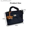 Sagni per pannolini Korean Orso Mother Borse Borsa per passeggino per neonati sacca per bambini Multifunzionale Borsa di stoccaggio Forniture per neonati Q240418