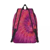 Backpack Tie Dye Strawberry Swirl Travel Macks Macks Boy Girl Rody School School Designer Large Rucksack