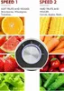 Juicers Azeus Centrifugo Juicer realizzato in Germania con 163 lame di triturazione (titanio rinforzato) e spremiagrumi a 2 strati Y240418