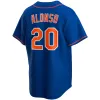 12 Francisco Lindor Mets Baseball Jersey Kodai Senga Brandon Nimmo 20 Pete Alonso Starling Marte Mike Piazza Darryl Strawberry Francisco Alvarez Keith Hernandez