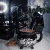 Pots Coffee Y Gothic Dark Magic Witch Potion Cup Black