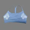 Women's Active Werewwear Sports Bra MEDICE WOLL Wolf Head Pattern Slimtness CamiSole Shock Auroof Ai dell'ammortizzatore con top sportivo