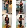 Основные повседневные платья Kliou Summer Women Vintage Tie Dye Print Maxi платье y cleavage body sha элегантное спагетти ремень халат