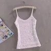 Women's Tanks Shimmering Sequin Outfit Lined Dress Spaghetti Strap Tank Top For Women Shiny O Neck Slim Fit Vest With Adjustable