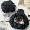 Sacchetti cosmetici borse portatile nera da canna da viaggio per campeggio organizzatore organizzatore di custodia pieghevole impermeabile