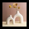 Fleurs décoratives décor de chambre à la maison accessoires de décoration de vase en céramique mariage art art arrangement de fleurs ornements s