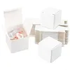 Enveloppe-cadeau 30 Mini Boîte en papier blanc avec savon de couvercle Boucles d'oreilles en carton pliable petits bijoux 240205 Drop Livraison Home Garden Festive PAR DHYFN