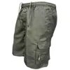 Мужские штаны Мужские MENS MTI POCKER CAPL CARGE CASUAL COTCK COTMEN DUNGEND Длина военных военных.