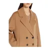 Designer Coat Womens Coat Jackets Wool & Blends Coats Trench Jacket Single Breasted Solid Color Women's Slim Long Windbreaker Woolen Fjnp
