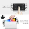 Players Data Frog 2pcs Temperred Glass Screen Protector CompatibleNentendo Switch Oled 9H HD Clear Glass Film For Nintendos Switch Oled