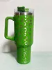 Bottiglia d'acqua 40 once Opard macchie Tumbrs in acciaio con acqua Bott Portab Outdoor Sports Cup Ore Mug Mug OSCLEGGI