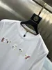 Mens Casual Summer T-shirts Luxurious Embroidered Layered Letters Mens and Womens Fashionable Couple Trend Street S0MV