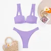 Costumi da bagno femminile sexy taglio bikini push up bowknot back costumi da bagno imbottito y2k abbigliamento da spiaggia brasiliano perizoma donna da bagno a due pezzi abitazioni da bagno per due pezzi